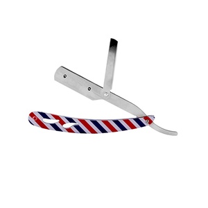 Shaving <b>Razor</b> Professional Quality Stainless Steel Barber <b>Straight</b> Single <b>Edge</b> Hair Remover <b>Razor</b> Folding Shaving Knife - Product Image 1