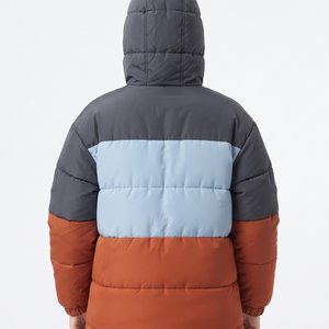 Women's Warm Hooded Puffer <b>Coat</b> <b>Waterproof</b> Canvas Winter Jacket <b>Full</b> Zip Outdoor Insulated Regular <b>Length</b> - Product Image 6