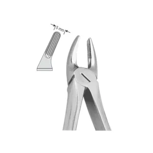 Pinzas de Extracción Manuales de Acero Inoxidable, Instrumentos Quirúrgicos Dentales, Patrón Estándar Inglés para Molares Centrales Superiores - Product Image 1