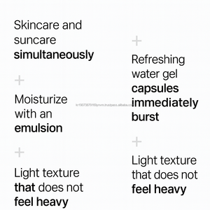 Siero solare avanzato K-Beauty difesa UV SPF 50 Plus cura della pelle coreana crema idratante per il viso essenza - Product Image 3