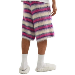 Shorts en mohair, tricot doux, vêtements décontractés d'été, style confortable pour tous les jours - Product Image 2