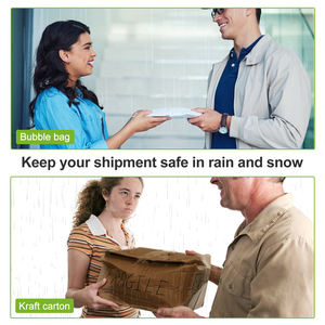 Échantillon gratuit d'enveloppes matelassées jaunes, enveloppes à bulles en kraft - Product Image 6