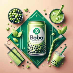 โบบาไข่มุกกระป๋องขนาด330มล. ใส่น้ำตาลทรายแดงและชานมไข่มุกสำหรับคนรักของหวาน - Product Image 3