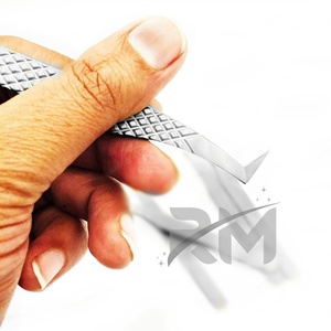แหนบต่อขนตา RMI Diamond Grip Thin 90 องศา ป้องกันแม่เหล็ก ขนาด 10 มม. ปลายเรียบ สีเงิน ผลิตจากสแตนเลสสตีล - Product Image 5