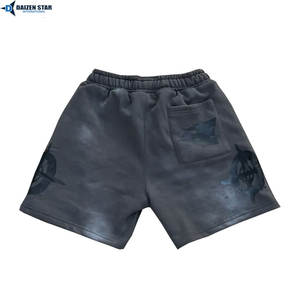 Pantalones Cortos de Forro Polar Personalizados, Transpirables, de Cintura Media, con Cordón, Color Sólido, Bordados, Venta al por Mayor, Tela Suave, OEM, Marca Privada - Product Image 5