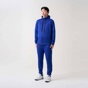 Men Royal Blue Full-Zip Tech Fleece Tracksuit -Soft and Lightweight Activewear <b>Set</b> Ideal for Everyday Use and Outdoor Adventures - Product Image 4