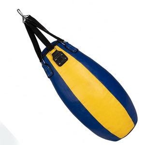 Sacs de frappe professionnels en cuir de haute qualité pour la boxe et le MMA, sacs de frappe suspendus pour la salle de sport - Product Image 3