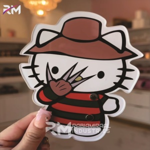 RMI แหนบคีบกระเบื้องลายฮาโลวีนที่มีคุณภาพดีดีไซน์ยอดนิยมพร้อมอุปกรณ์ทำความสะอาดขนตา - Product Image 3