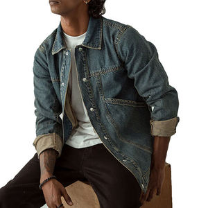 Chaquetas Vaqueras para Hombre, Nueva Colección, Estilo Urbano, Cómodas, Ecológicas, Cuello Alto, Bolsillos Delanteros, Invierno - Product Image 5