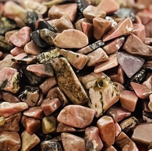 Chips de Rodonita de Alta Calidad, Piedras Semipreciosas para la Fabricación de Joyas, Proyectos de Manualidades y Decoración del Hogar, por Proveedores Indios - Product Image 6