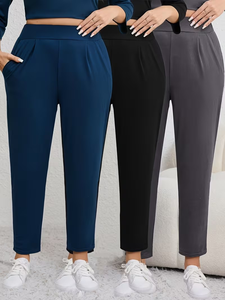 Leggings Deportivos Holgados de Verano para Mujer, Premium, con Soporte, Elásticos, de Secado Rápido, Resistentes a la Decoloración, 100% Anti-Humedad - Product Image 3