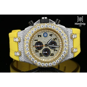 Reloj de Lujo con Moissanita Estilo Hip Hop, Diseño Vintage, Excelente Calidad, para Hombre, Regalo para Fiesta, en Venta - Product Image 1