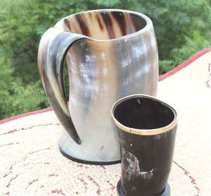 Taza de cuerno pulido más vendida, duradera, para bebidas frías y calientes, uso diario, disponible al mejor precio - Product Image 3