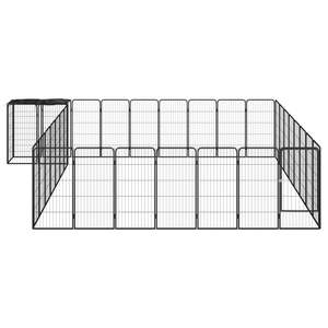 Corral Grande para Perros de Acero con Recubrimiento de Polvo Negro, Categoría de Productos: Corrales para Perros de Polietileno - Product Image 2