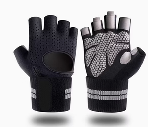 Hardihood International Professional Lightweight Half Finger Gym <b>Gloves</b> for Unisex Weight Lifting Training - Product Image 4