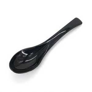 Handmade Black Smoke Resin Spoon Aesthetic Marbled Tea Spoon for Premium Dining & Gifting Minimalist Black Marbled <b>Dessert</b> & Cof - Product Image 3