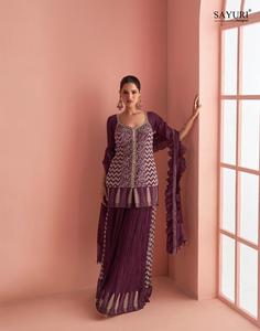 Chinon Free Size Modern Salwar Kameez Stitched Suit with Heavy Embroidery Work for Diwali Wedding & Prom - Product Image 5