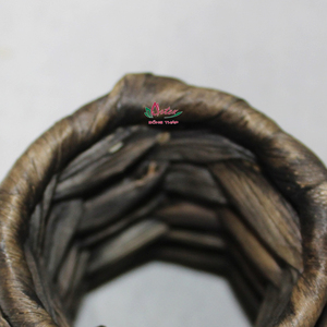 Servilleteros de ratán de jacinto de agua de algas marinas tejidos a mano, decoración de mesa Bohemia ecológica para cocina. - Product Image 2