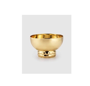 Tazón clásico hecho a mano de latón para decoración de mesa de comedor, metal duradero, perfecto para servir platos tradicionales. - Product Image 1