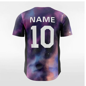 Camiseta de Béisbol con Botones, Diseño Personalizado, Malla Transpirable, Secado Rápido, Fabricante Pakistaní - Product Image 3