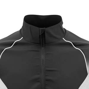 Ensemble de survêtement sportif zippé personnalisé pour homme – Veste et pantalon d'entraînement en polyester pour la gym et la course à pied – Vêtements de sport actifs – Vente en gros - Product Image 4