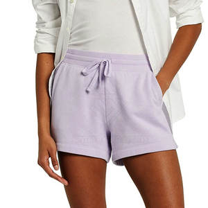 Shorts de Cintura Alta para Mujer, Transpirables, Último Estilo, Color Sólido, Opciones Personalizadas, Venta al Por Mayor - Product Image 2