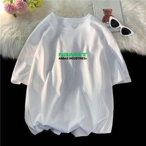 Oem Customized <b>logo</b> Design Plus Size Men's Casual and Versatile Loose Ice Silk Men's Summer Loose Short Sleeved T Shirt - Product Image 3