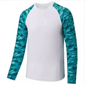 Vêtements de pêche UPF 50+ à séchage rapide, respirants, chemises de pêche à manches longues, design personnalisé, masque camouflage, sweat à capuche de pêche en vente - Product Image 2