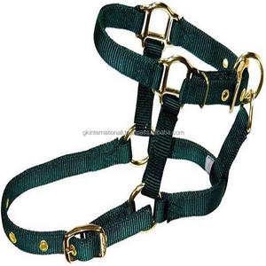 Cabestro de caballo de nailon de diseño personalizado OEM de alto acabado de larga duración en muchos colores y tamaños personalizados con herrajes de níquel - Product Image 5