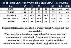 Chaqueta de Motociclista de Cuero Vacuno Azul para Mujer, con Borlas Tejidas, Corta, Transpirable, Informal, Talla XL - Product Image 5