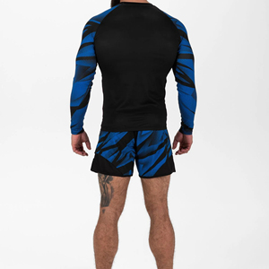 Grappling Breathable <b>Men's</b> Rash Guard Design Your Own Sublimation <b>Compression</b> <b>Shirt</b> Custom Printed <b>Mens</b> And OEM Service - Product Image 4