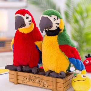 Juguete de Peluche de Guacamaya con Peso, Simulación Realista, Regalo de Cumpleaños y Día del Niño para Niñas, Relleno de Algodón PP, Venta al por Mayor - Product Image 3