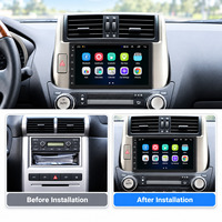 HANTUE Autoradio 9 pouces pour voiture, autoradio Android, autoradio stéréo, lecteur DVD de voiture, CarPlay sans fil universel, GPS, WiFi, DSP, Bluetooth