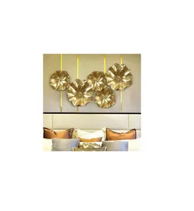 Arte mural circular grande de metal hecho a mano, inspirado en el diseño de mandala, para yoga y decoración espiritual del hogar. - Product Image 1