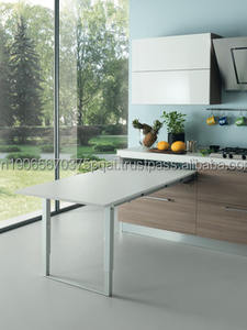 Minimalist 48mm Extendable <b>Dining</b> <b>Table</b> Heavy Duty Double Section <b>Foldable</b> Vietnam Ready to Assemble for Hotel <b>Dining</b> Room - Product Image 6