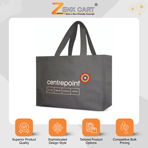 Customization Possible for <b>Large</b> Size Letter <b>Print</b> Hand Length Handle Eco-Friendly Canvas Tote Bag for Grocery at Minimal Price - Product Image 2