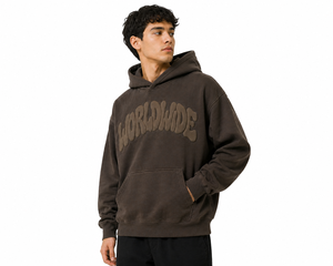 Sudadera con Capucha Extra Grande Personalizada con Logotipo Estampado en Relieve |   Sudadera con Capucha Estilo Urbano para Hombre, Tejido Grueso - Product Image 5