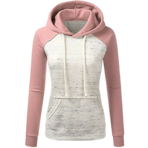Sudadera con capucha para mujer, de poliéster y algodón, forro polar, transpirable, ecológica, de secado rápido, holgada, con bordado. - Product Image 3