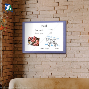 Exquisita Pizarra Magnética Multifuncional Morada con Panel Perforado - Product Image 5