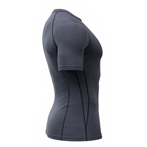 T-shirt de sport de compression athlétique pour hommes, coupe ajustée, pour la course, le basketball, l'entraînement et la gym - Product Image 4