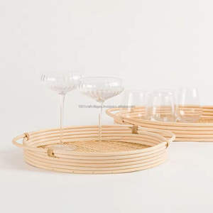 ถาดเสิร์ฟหวายทำมือรักษ์โลก ตกแต่งได้ตามต้องการ คุณภาพระดับพาณิชย์ ทนทาน น้ำหนักเบา พร้อมเป็นของขวัญ ผลิตในเวียดนาม - Product Image 4