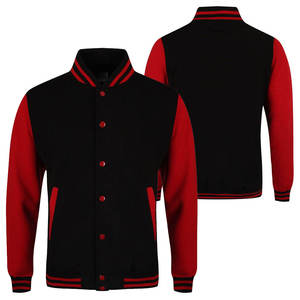 Men's Wool Letterman Varsity <b>Jacket</b> Custom Black with Embroidered Logos Real Leather <b>Waterproof</b> Made Pakistan for <b>Winter</b> Season - Product Image 2