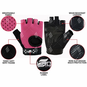 Guantes Deportivos Transpirables de Alta Calidad, Estilo Medio Dedo, para Entrenamiento Físico con Movimiento Flexible y Control de Agarre - Product Image 6