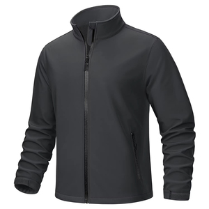 Chaqueta Cortavientos de Doble Capa para Hombre, Impermeable, de Poliéster, Delgada, con Capucha Delantera, de Secado Rápido, Personalizable, Moderna, para Exteriores, Sostenible - Product Image 2