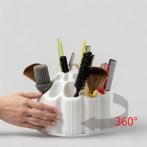 IKZARSA Soporte Giratorio Profesional para Herramientas de Barbería - Organizador Duradero de Plástico ABS para Cepillos, Tijeras y Máquinas de Cortar Cabello para Salón - Product Image 4