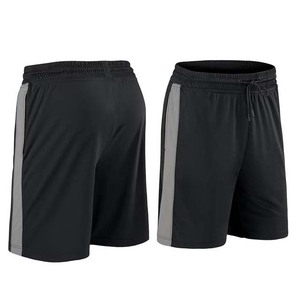 Shorts Bermuda pour homme, couleur unie, séchage rapide, taille élastique, avec bande latérale, style décontracté, longueur mi-longue, polyester, fermeture à cordon - Product Image 5