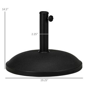 Ombrellone da Giardino Quadrato con Base in Acciaio Inox e Ferro per Patio, Ristorante, Hotel, Spiaggia - Consigliato per la Pioggia - Product Image 2