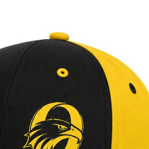Black Yellow Cricket <b>Cap</b> Adjustable Sports <b>Hat</b> Outdoor Cricket Team Headwear Athletic Accessories Casual Performance Wear - Product Image 3