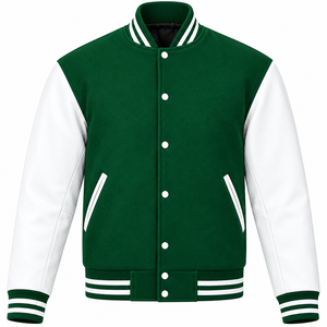 Chaqueta Varsity de Invierno Unisex Personalizada OEM ODM, Tejido de Lana 100%, Secado Rápido, Transpirable, Resistente al Viento, Exterior de Nailon/Algodón OEM - Product Image 1