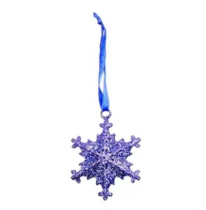 Christmas Hanging Metal <b>Star</b> Ornament Blue Glitter Decoration <b>for</b> <b>Tree</b> Home Party Holiday Decor Gift Piece Hanging Pendant - Product Image 5